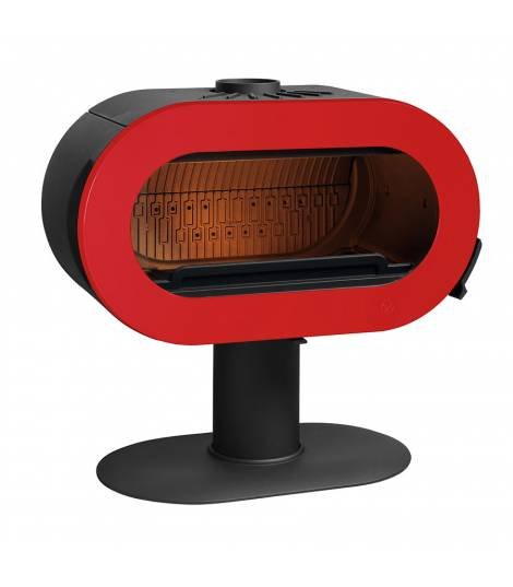 poele-a-bois-fifty-sur-pied-emaille-invicta-10-kw-ref-6480-46-1.jpg Poêle à bois FIFTY SUR PIED EMAILLE- INVICTA – Image 2