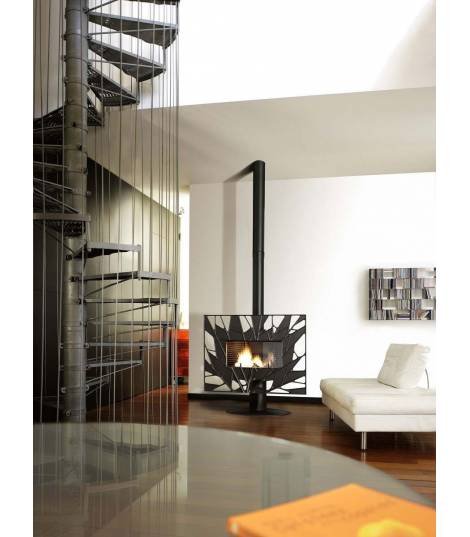 pole-gaya-feuille-invicta-12-kw-ref-6118-44-1.jpg Poêle à bois GAYA FEUILLE - Invicta – Image 2